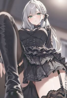 La fille était habillée comme un manga.